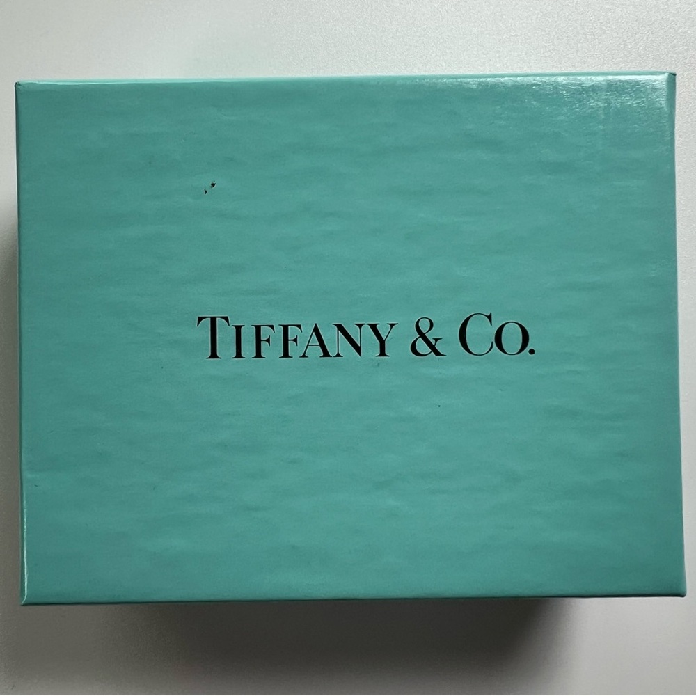 TIFFANY‎ & CO. Empty Jewelry Box With Original Padding Early 2000s Tiffany Blue